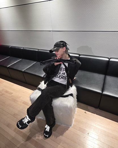 [Straykids Felix Worn] Atiissu FLX Cap Black