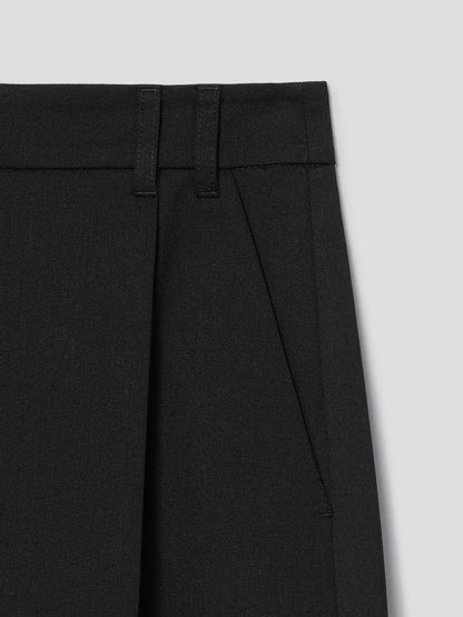 [Ive Liz Worn] 8 Seconds X Minju Kim Frill Bermuda Pants Black