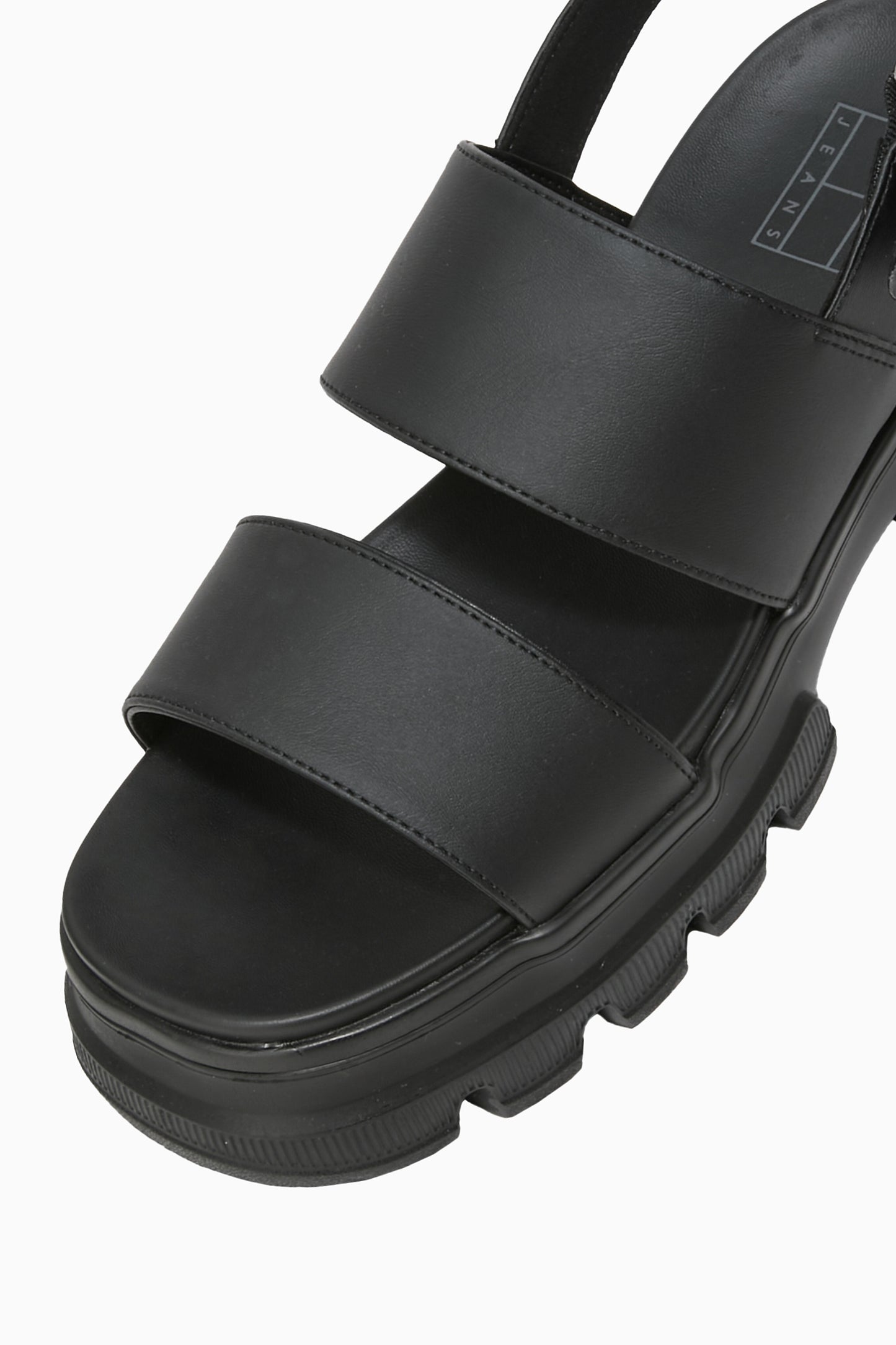 [Ive wonyoung Worn] Tommy Jeans Sashi Leather Platform Sandals