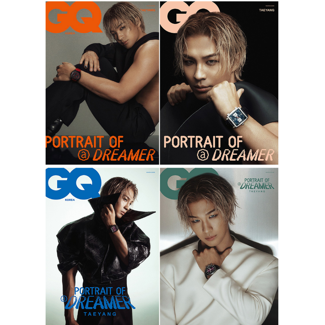 GQ KOREA MAGAZINE MARCH 2025 COVER BIGBANG TAEYANG (RANDOM) – SEOUL TERRACE