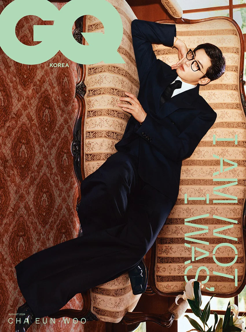 GQ Korea CHA EUN WOO Cover Magazine August 2024