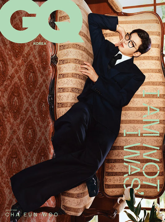 GQ Korea CHA EUN WOO Cover Magazine August 2024