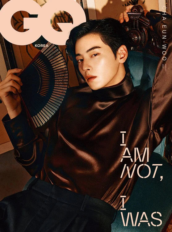 GQ Korea CHA EUN WOO Cover Magazine August 2024