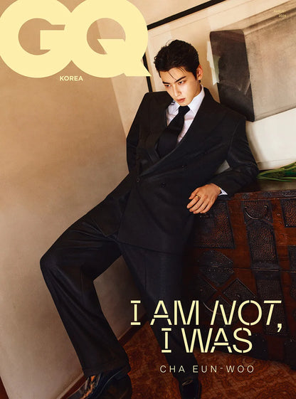 GQ Korea CHA EUN WOO Cover Magazine August 2024
