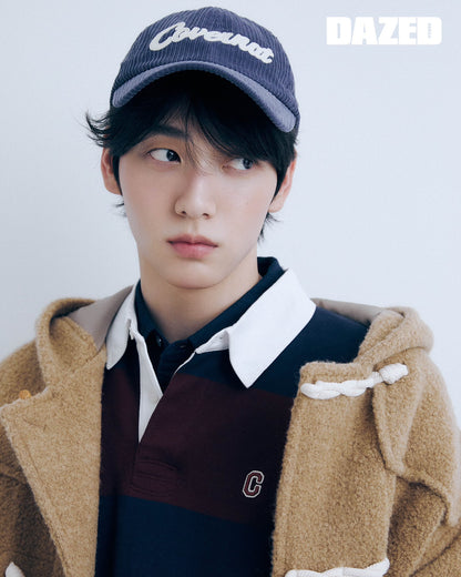 [TXT Soobin Worn] Covernat Authentic Applique Corduroy Ball Cap