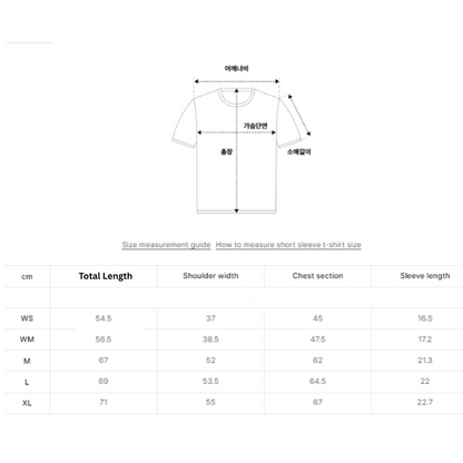 [Kpop Fave Pick] Satur Logo Embroidered Voyage Short Sleeve T-Shirt
