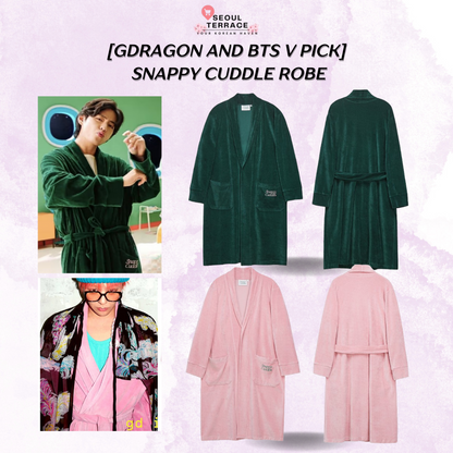 [GDragon And BTS V PICK] Snappy Cuddle Robe