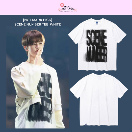 [NCT Mark Pick] Scene Number Tee_White