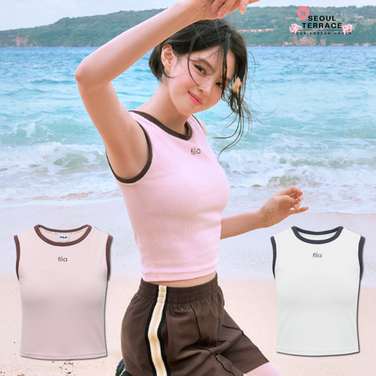 [Han So Hee Pick] Fila Sleeveless Top with Built-in Bra Cups