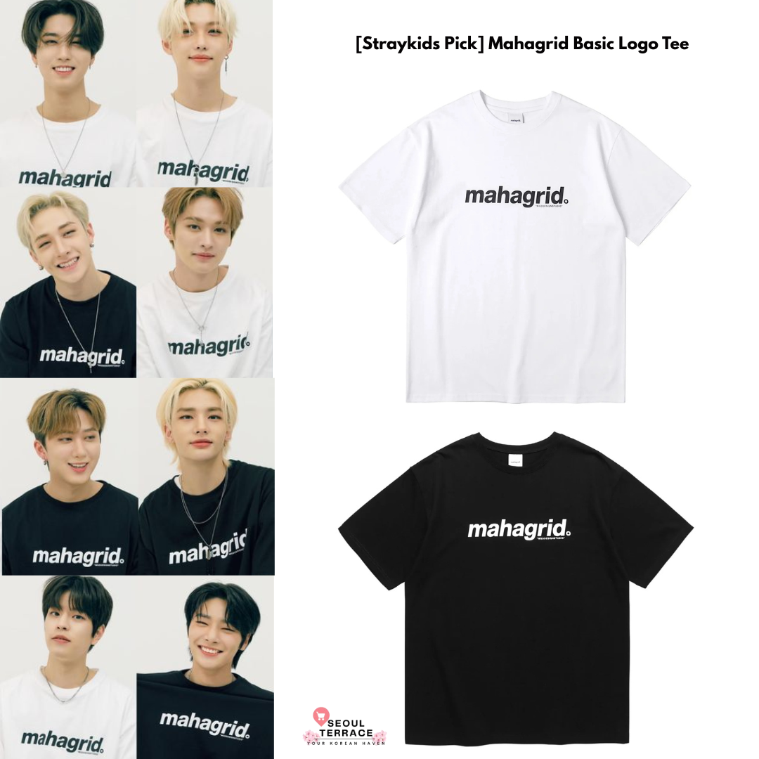 [Straykids Pick] Mahagrid Basic Logo Tee