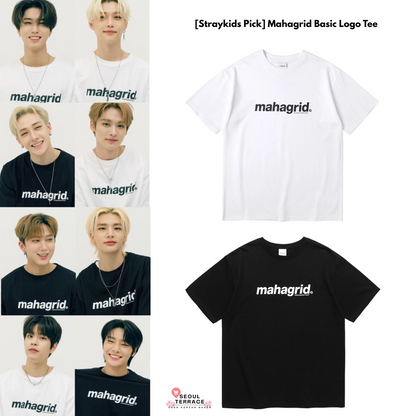 [Straykids Pick] Mahagrid Basic Logo Tee