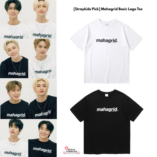 [Straykids Pick] Mahagrid Basic Logo Tee
