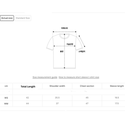 [Park Gyu-young Pick] Satur Arch Logo Pigment Washed Short Sleeve T-Shirt
