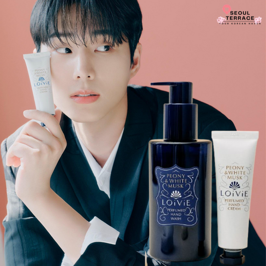 [Day6 Young K Pick ] Loivie Peony & White Musk Hand Cream + Hand Wash Set