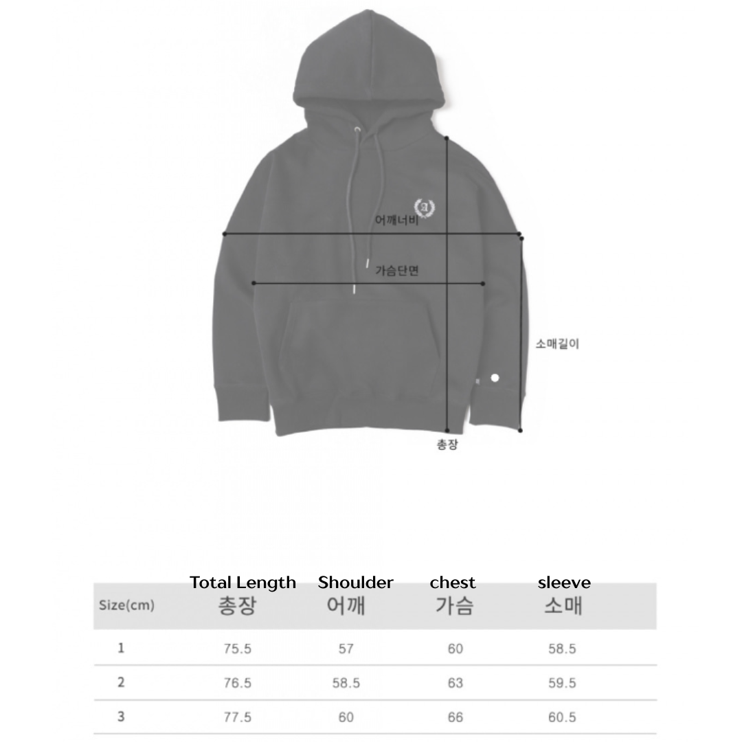 [NCT Jeno Worn] Avandress Unisex Laurel Oversized Hoodie Black