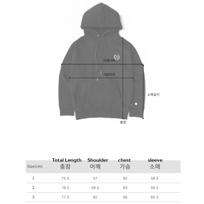 [NCT Jeno Worn] Avandress Unisex Laurel Oversized Hoodie Black