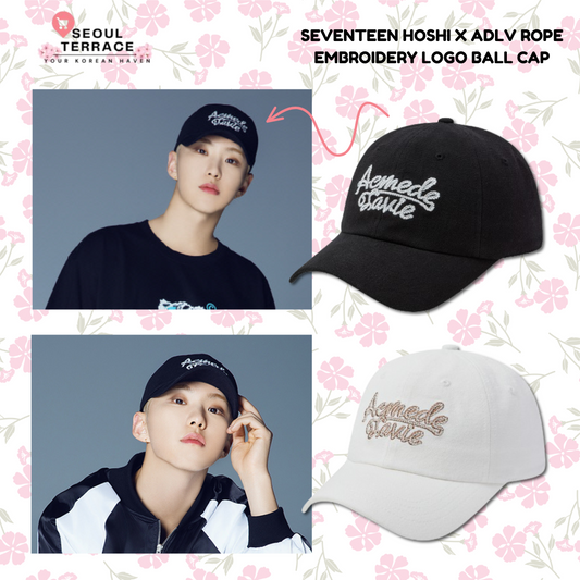 SEVENTEEN Hoshi X 25SS ADLV Rope Embroidery Logo Ball Cap