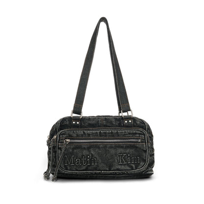 [Aespa Ningning Worn] Matin Kim Matin Dust Denim One Pocket Shoulder Bag