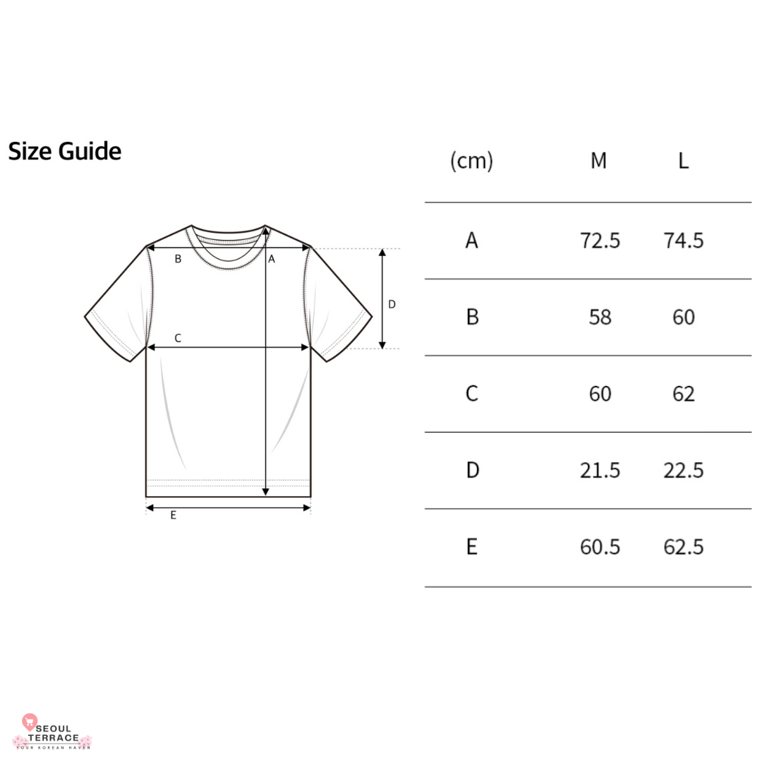HDEX Womens Lifting Over Fit Short Sleeve Worn by THE BOYZ SUNWOO