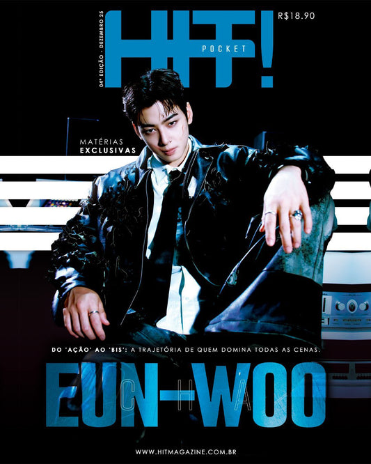 CHA EUNWOO x HIT! Pocket  Magazine December 2025: ASTRO Cha Eun-woo Cover