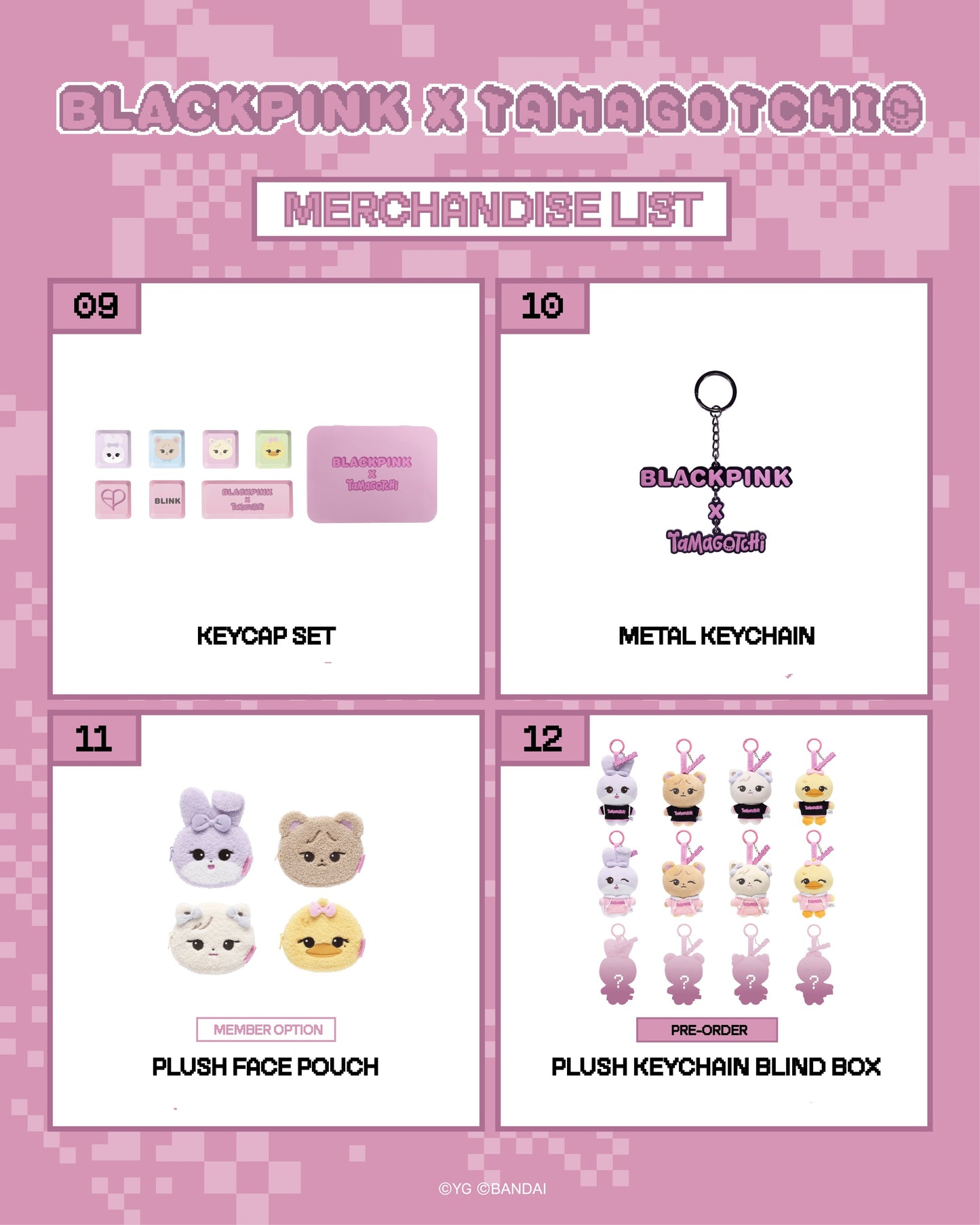BLACKPINK × TAMAGOTCHI MERCH MD - SEOUL POP-UP STORE