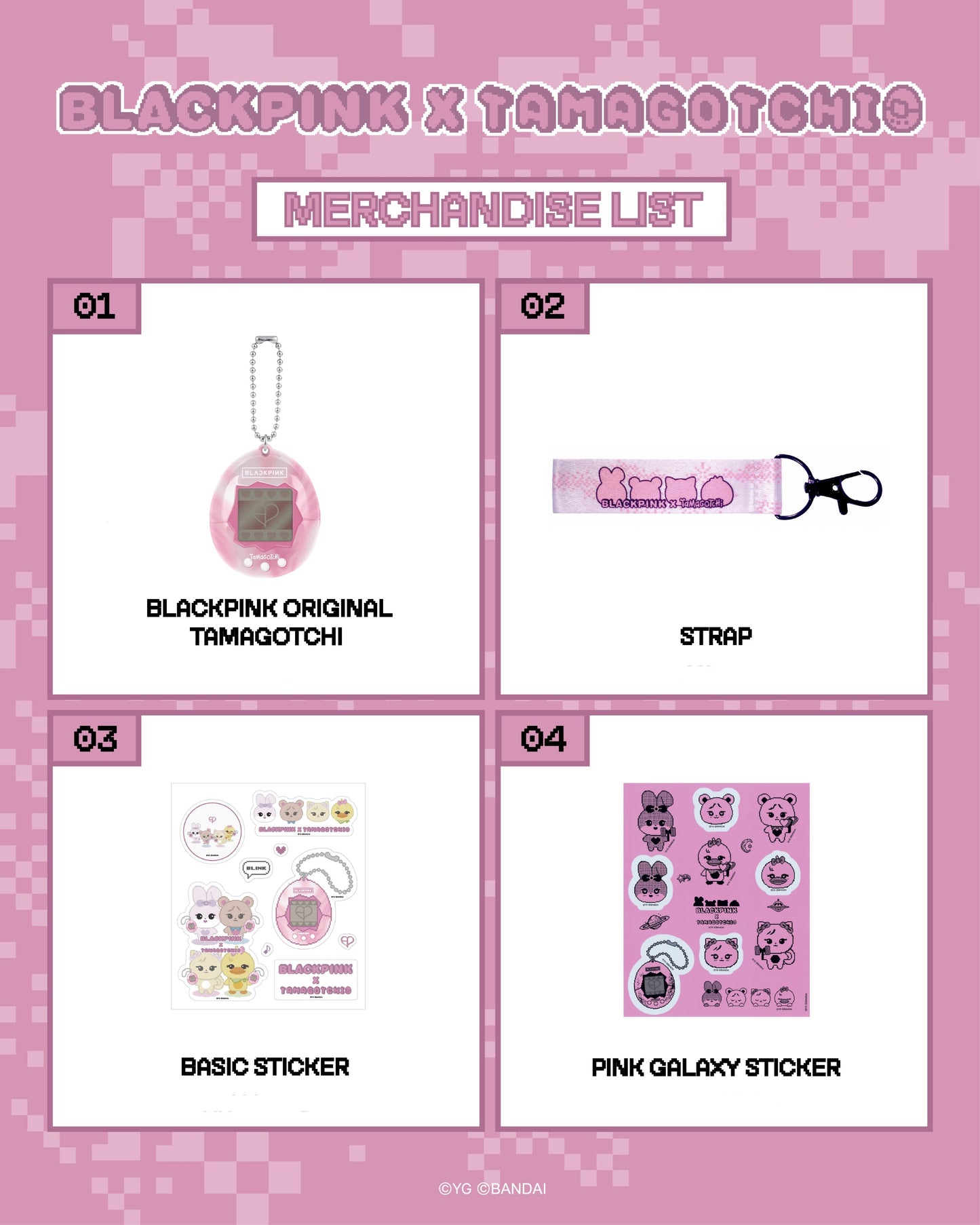 BLACKPINK × TAMAGOTCHI MERCH MD - SEOUL POP-UP STORE