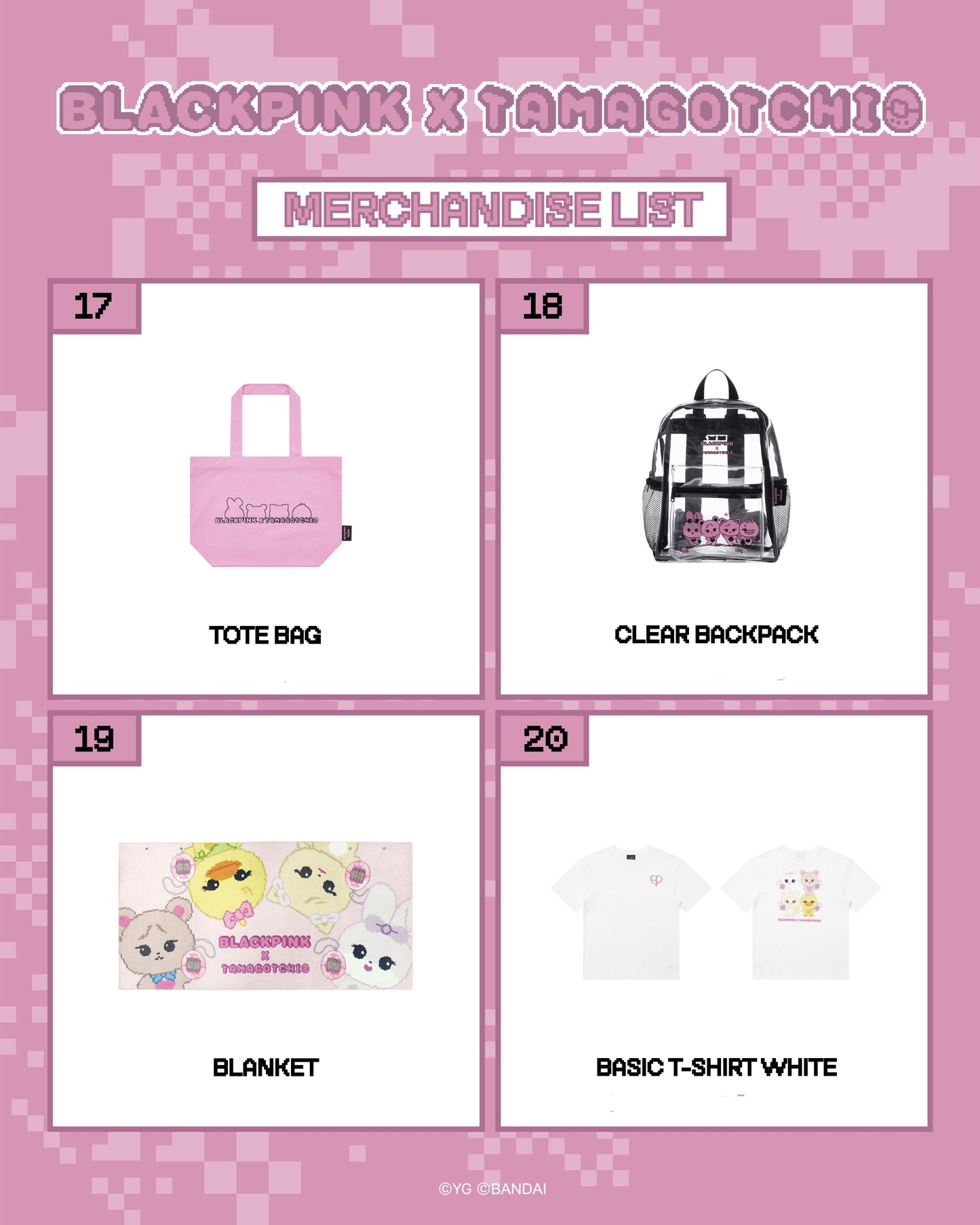 BLACKPINK × TAMAGOTCHI MERCH MD - SEOUL POP-UP STORE