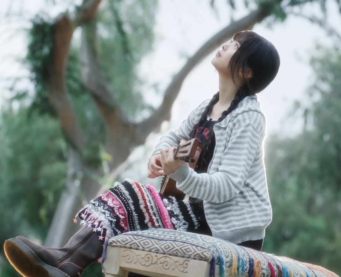 [NewJeans Hanni Worn] THEBARNNET Cotton Eyelet Hooded Knit_Stripe