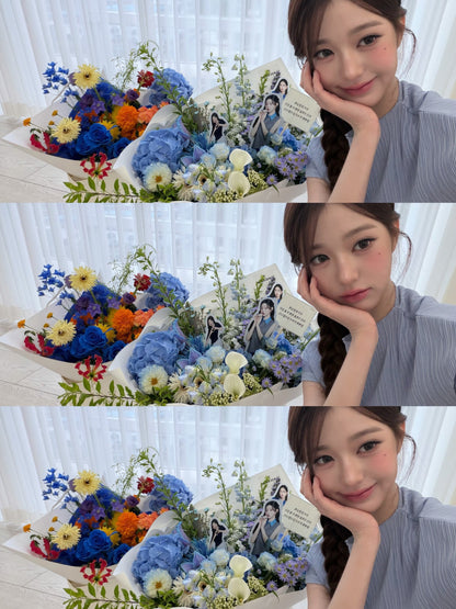 [Ive Jang Wonyoung Worn] IT'S MISHA Pleated Half Sleeve T-shirt