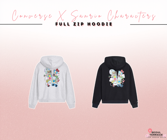 [Converse X Sanrio Characters] Full Zip Hoodie