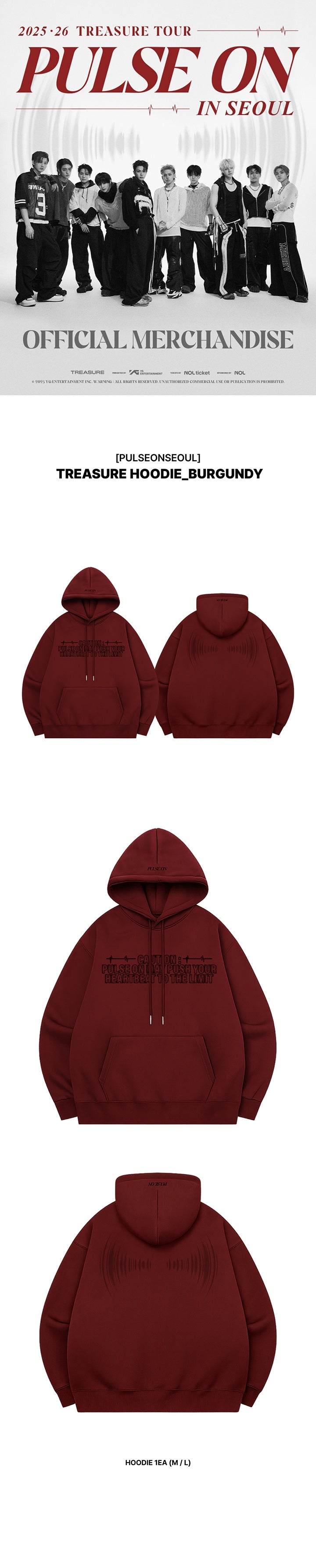 TREASURE TOUR [PULSE ON] IN SEOUL OFFICIAL MERCH