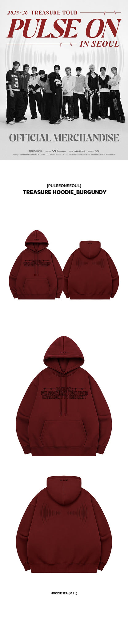 TREASURE TOUR [PULSE ON] IN SEOUL OFFICIAL MERCH