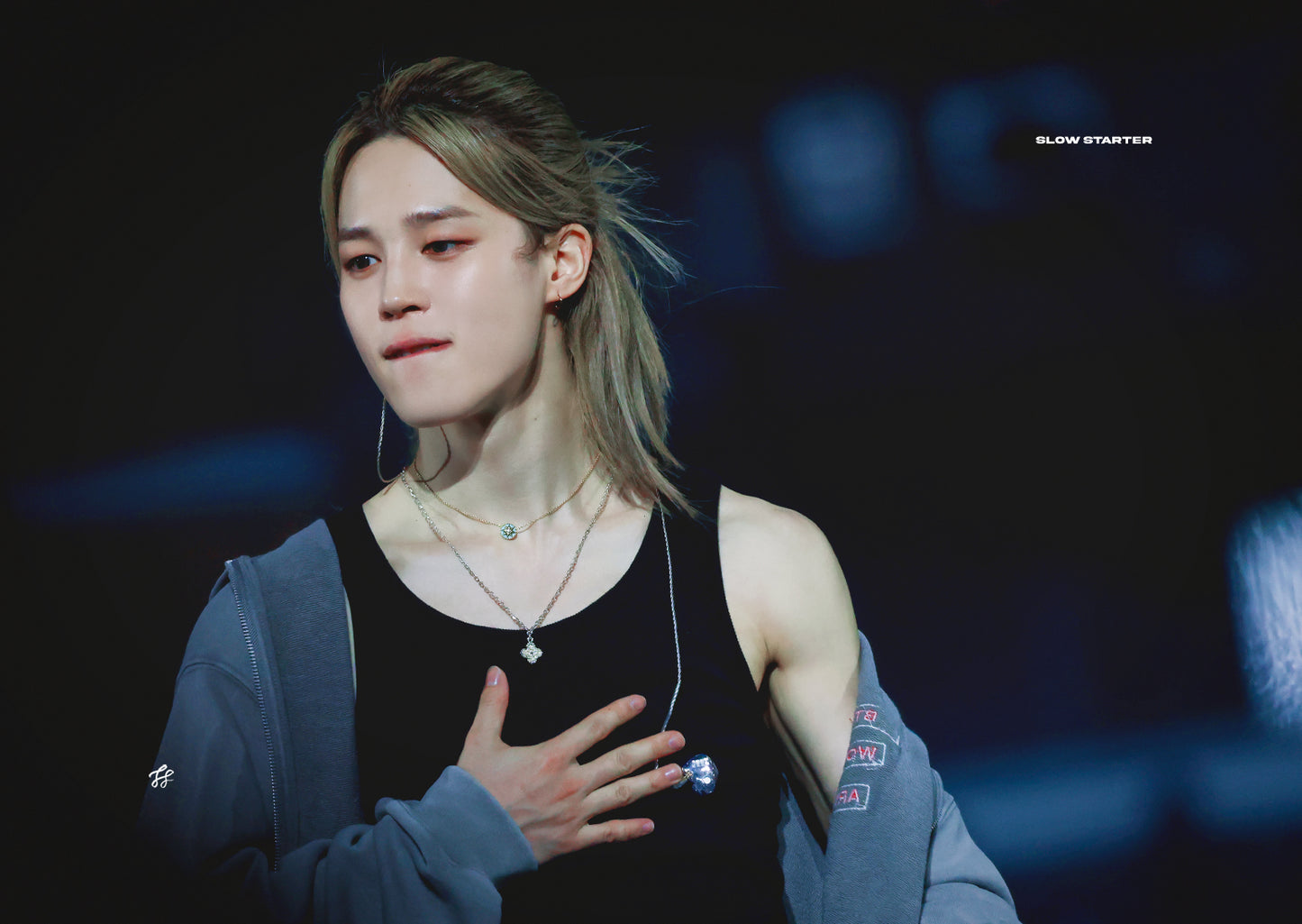 [BTS Jimin Worn] SCUDO Shell Drop Plain Necklace [Extrabold]