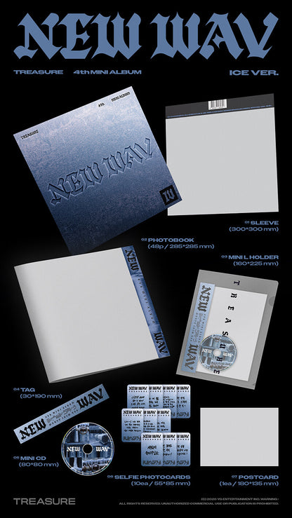 TREASURE 4th MINI ALBUM [NEW WAV]