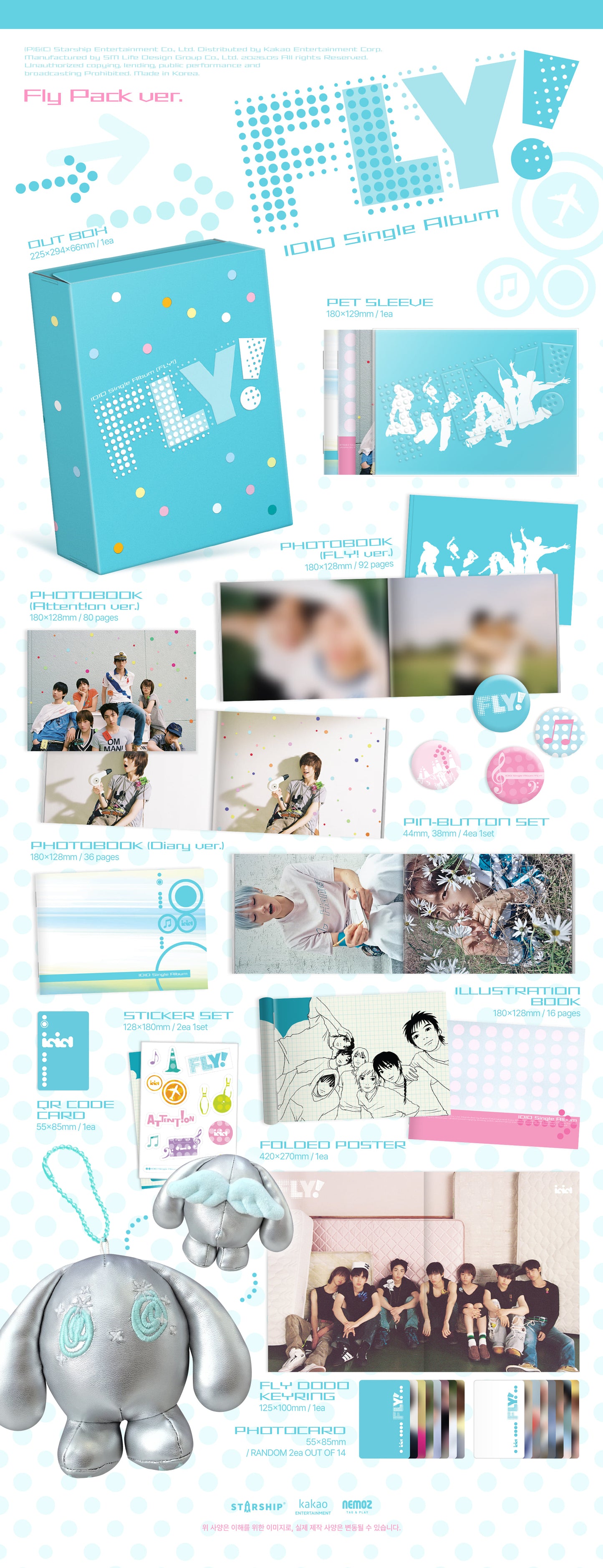 IDID Single Album [FLY!] (Fly Pack ver.)
