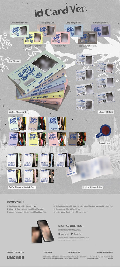 CLOSE YOUR EYES The 2nd Mini Album 'Snowy Summer'