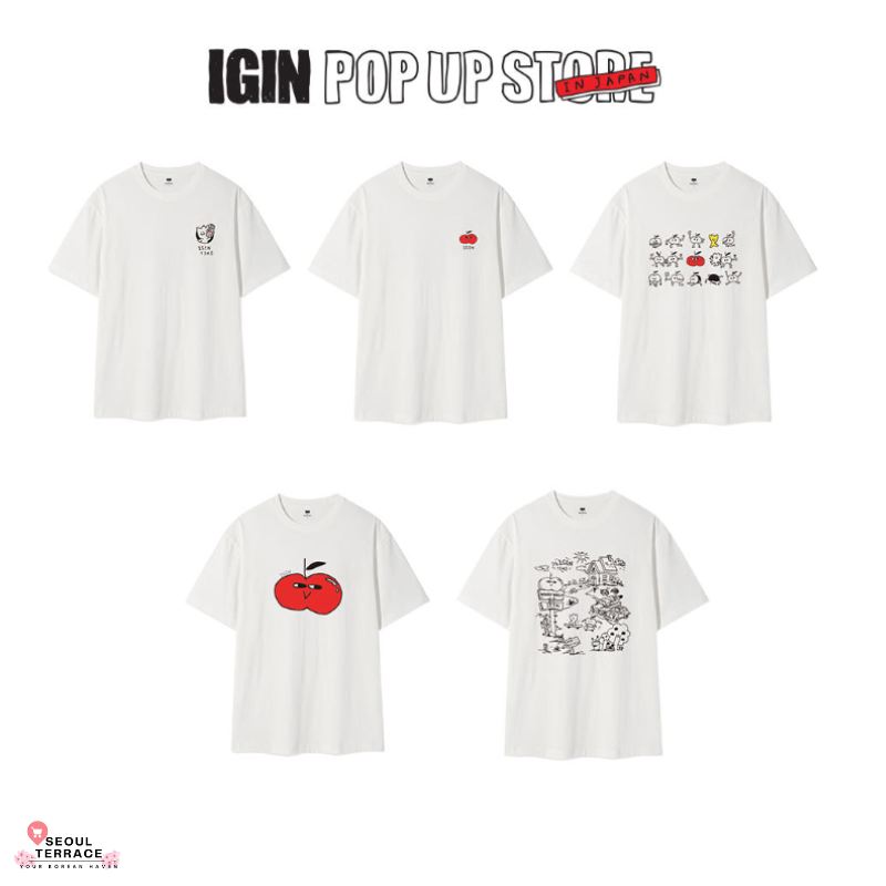 BTS JIN IGIN Pop-Up x WakiWilly Short Sleeve T-Shirt