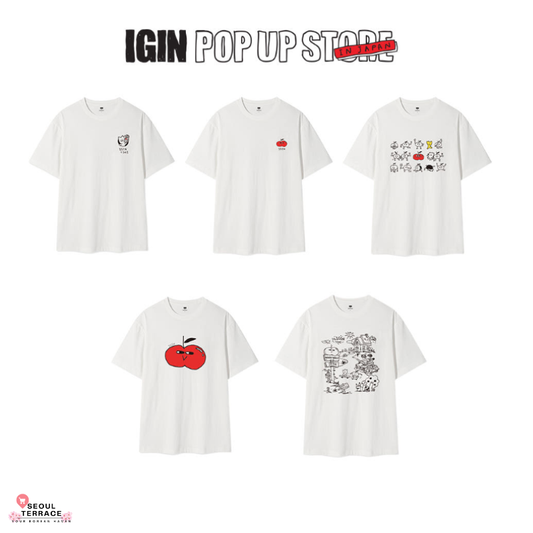 BTS JIN IGIN Pop-Up x WakiWilly Short Sleeve T-Shirt