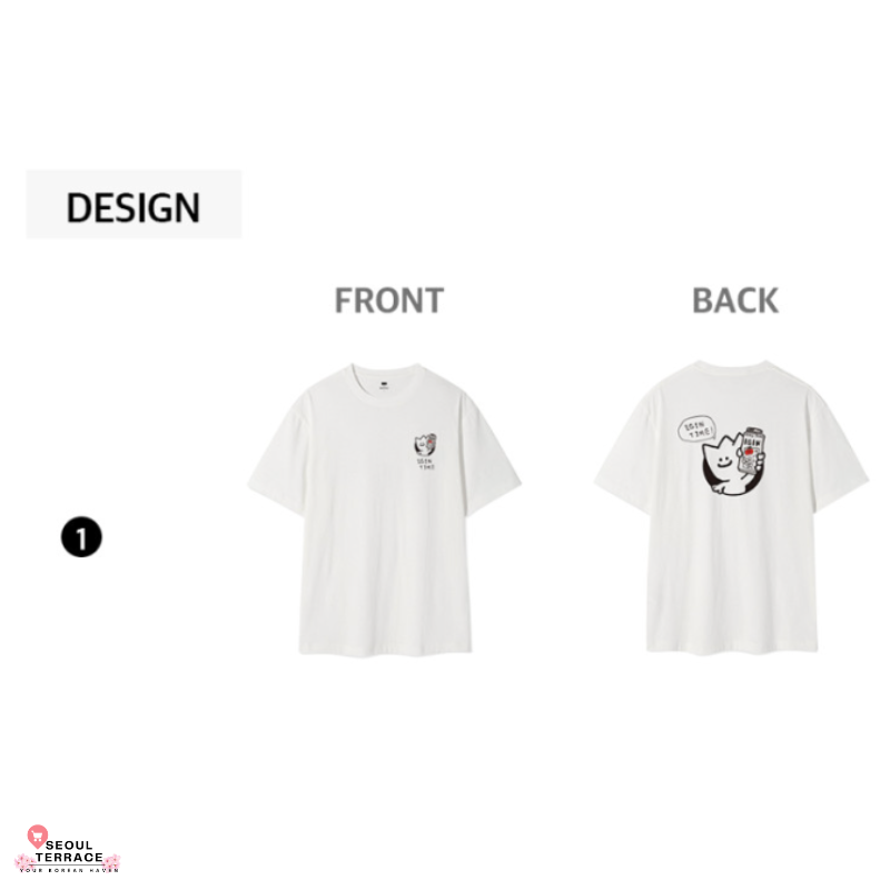 BTS JIN IGIN Pop-Up x WakiWilly Short Sleeve T-Shirt – SEOUL TERRACE BTS JIN IGIN Pop-Up x WakiWilly Short Sleeve T-Shirt – SEOUL TERRACE
