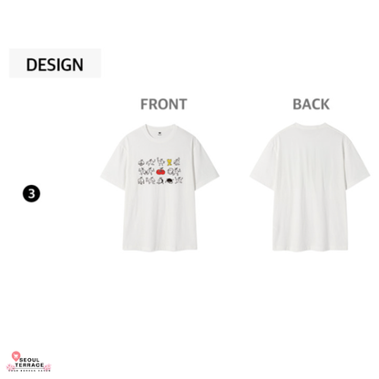 BTS JIN IGIN Pop-Up x WakiWilly Short Sleeve T-Shirt