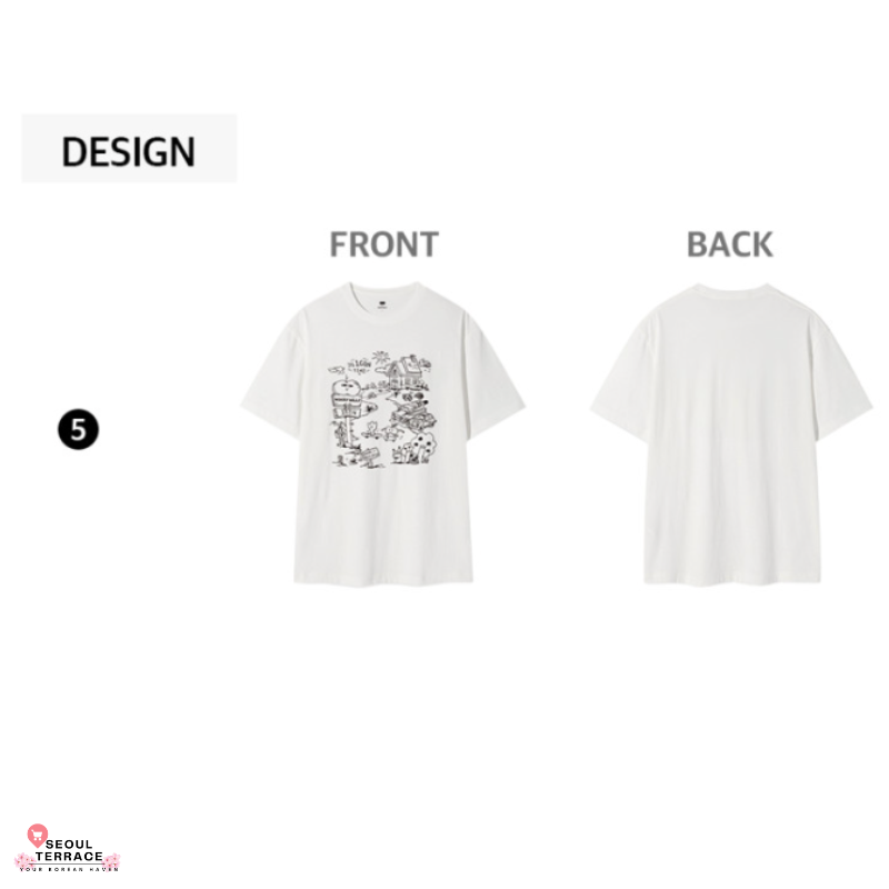 BTS JIN IGIN Pop-Up x WakiWilly Short Sleeve T-Shirt