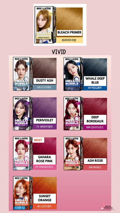 [Aespa Pick] Mise-En-Scène Hello Bubble Dye