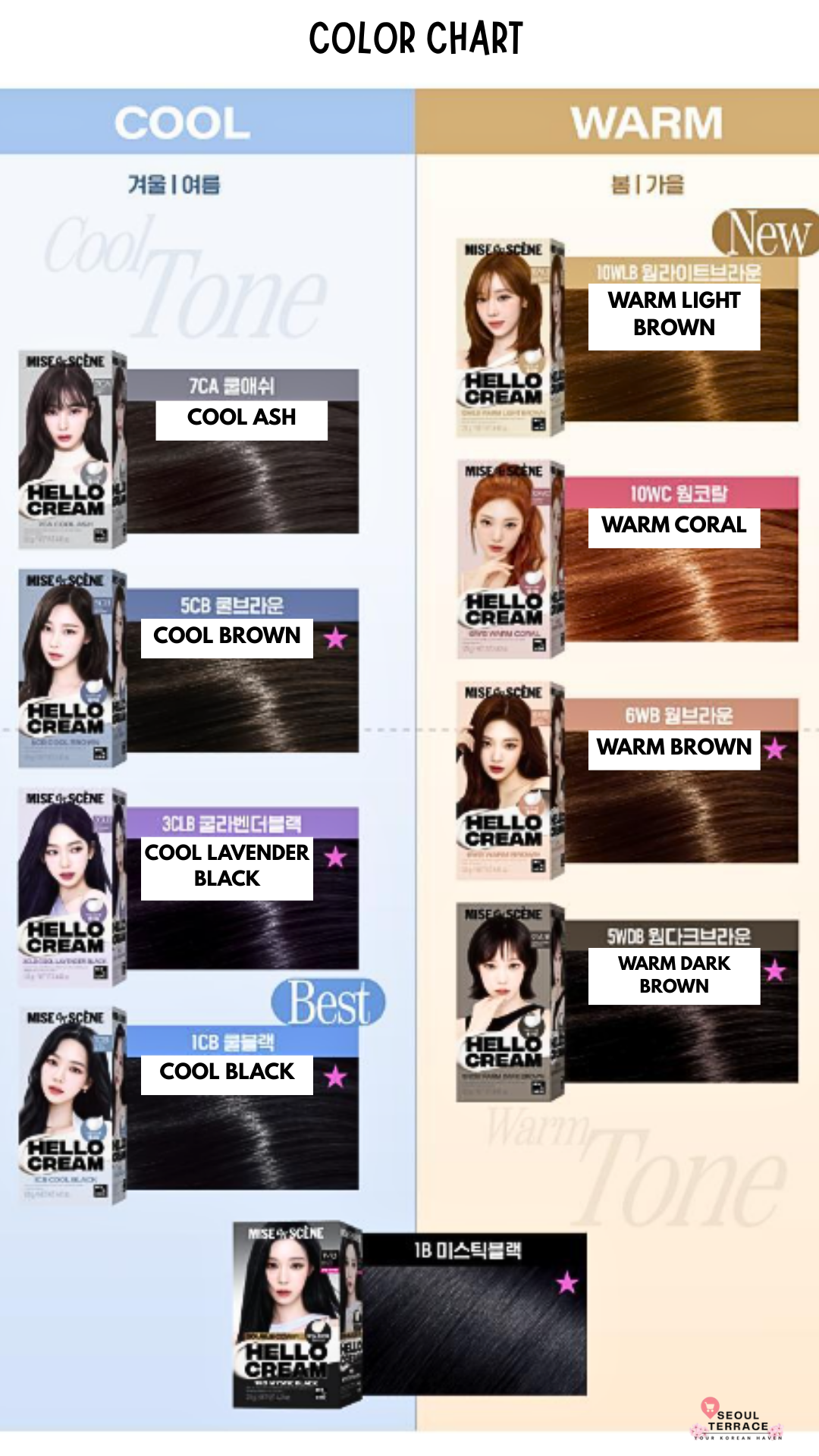 [Aespa Pick] Mise-En-Scène Hello Cream Hair Dye