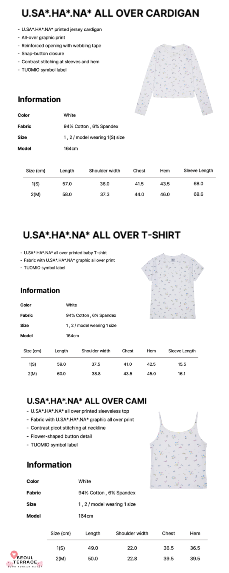 Tuomio X Sanrio Characters All Over Top
