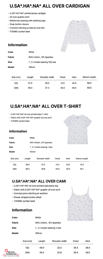 Tuomio X Sanrio Characters All Over Top