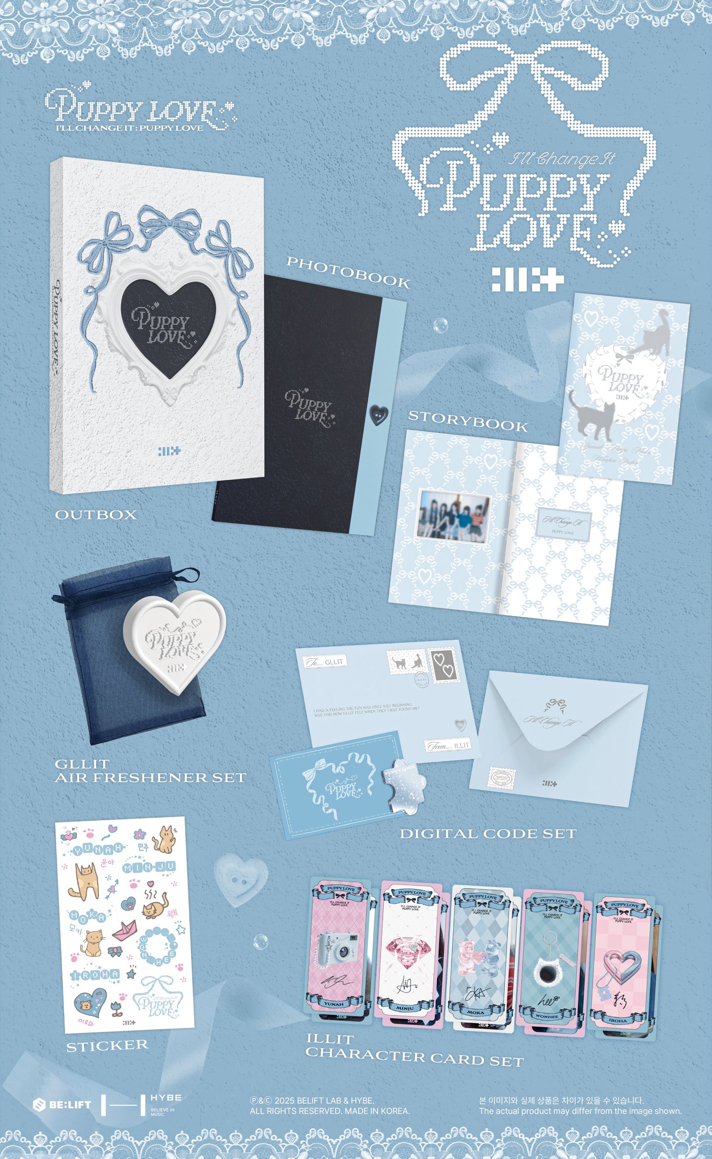 ILLIT PHOTOBOOK [I'll change it : PUPPY LOVE] (w/ Weverse Pre-order gift)
