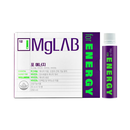 [Shinee Key Pick] Mglab for Energy Magnesium Gluconate 25ml (*10 + 2 Gift Set)