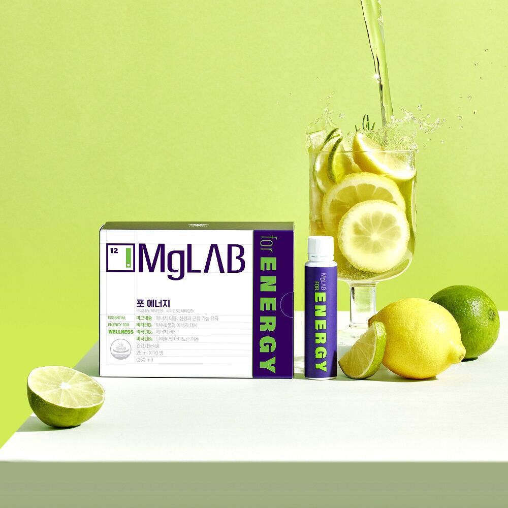 [Shinee Key Pick] Mglab for Energy Magnesium Gluconate 25ml (*10 + 2 Gift Set)
