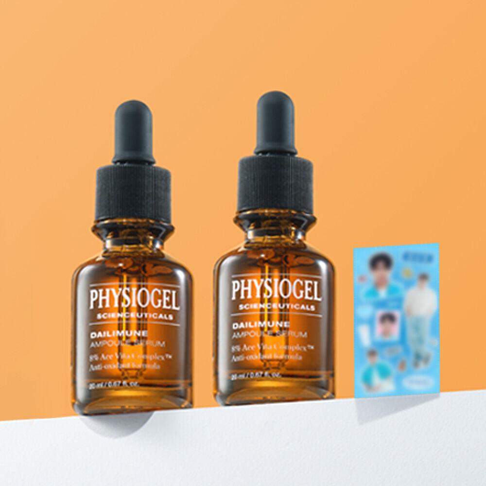 [Byeon Woo-seok Pick] Physiogel Scientifics Dailimune Ampoule Serum 20ml+20ml+Photo Sticker