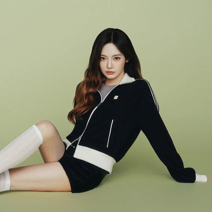 [Aespa Ningning Worn] Fila 1911 Knit Track Zip-up